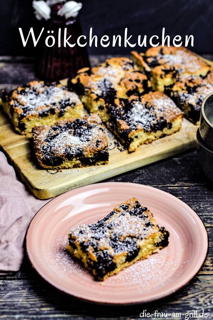 woelkchenkuchen - die frau am grill