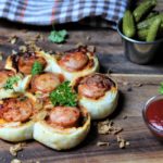 wuerstchen im schlafrock rezept - die frau am grill