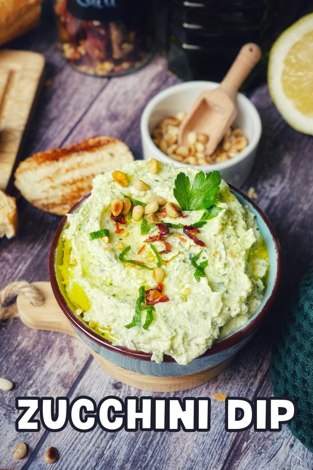 zucchini dip selber machen