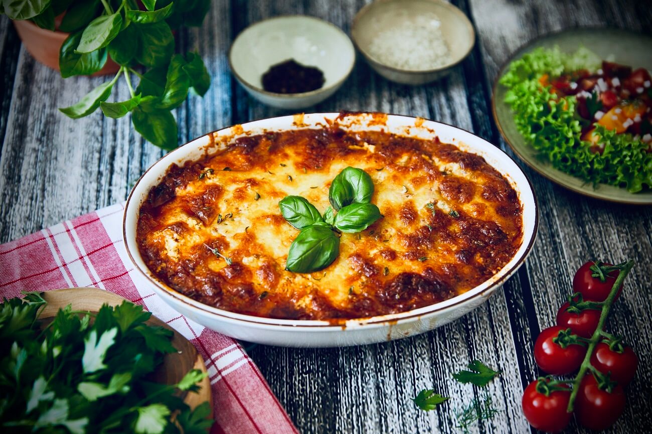 Zucchini Lasagne mit Hackfleisch