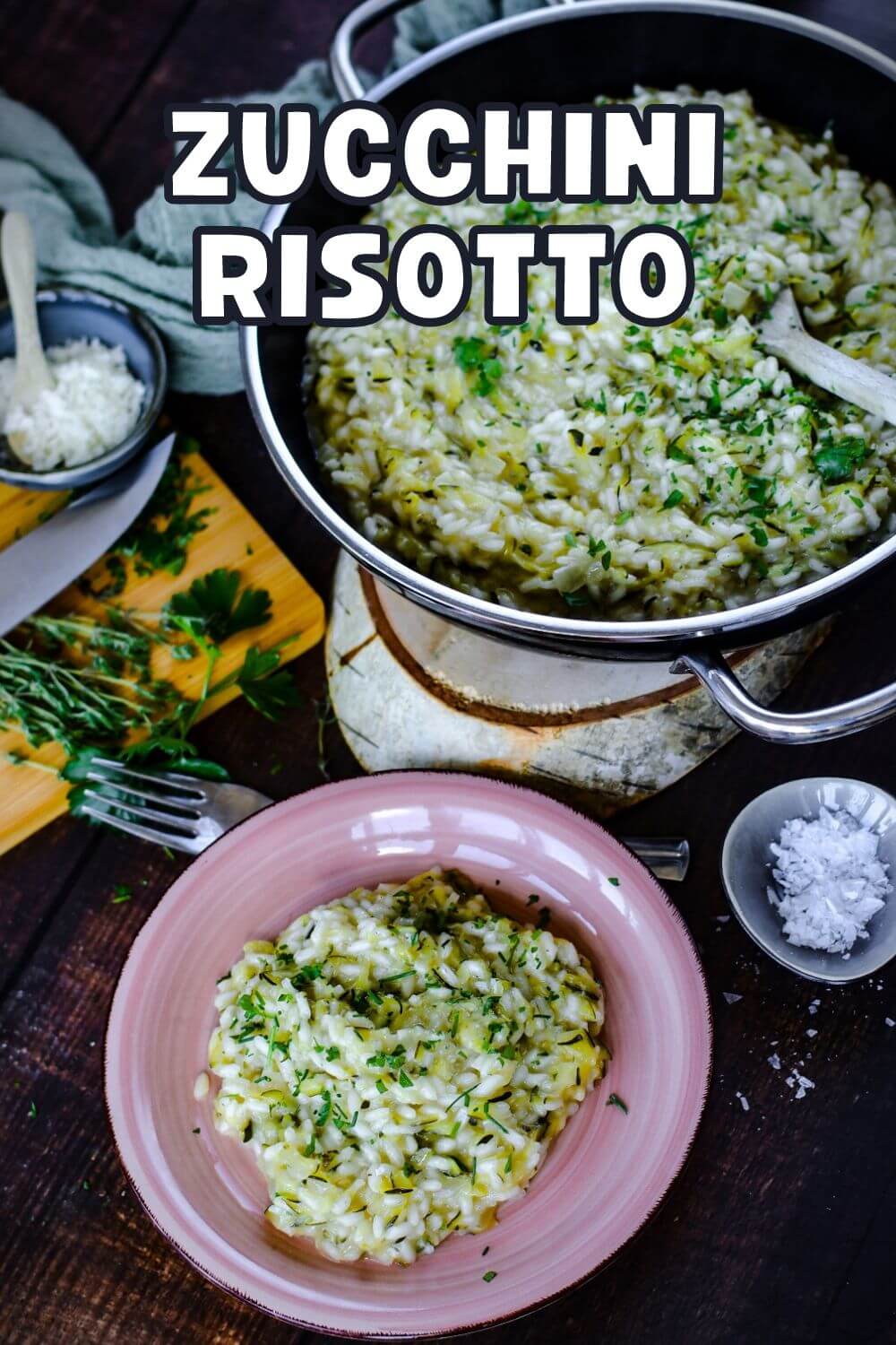 zucchini risotto