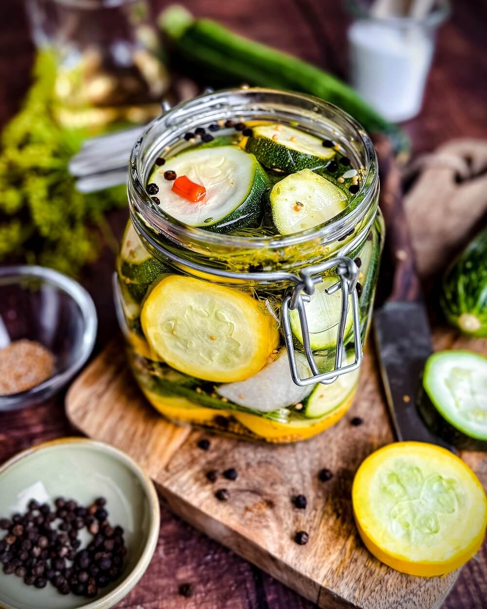 zucchini selber einlegen