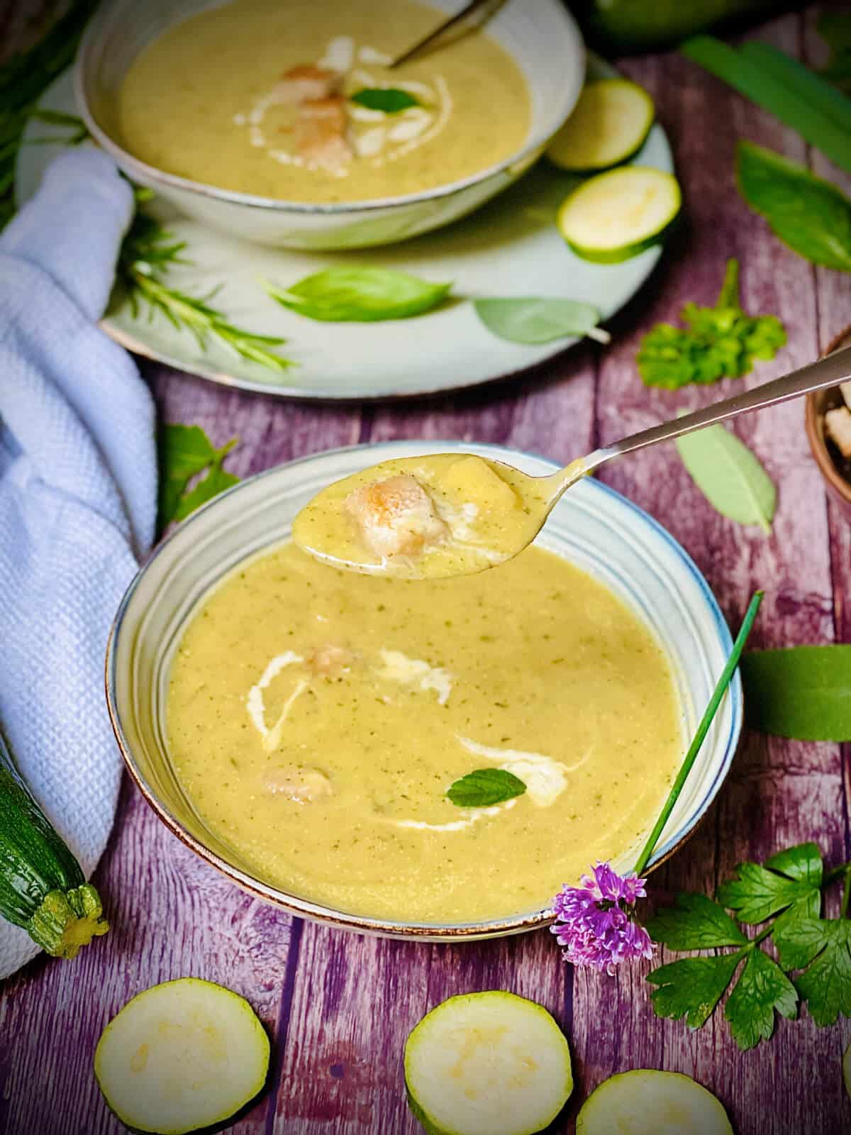 zucchinisuppe einfach