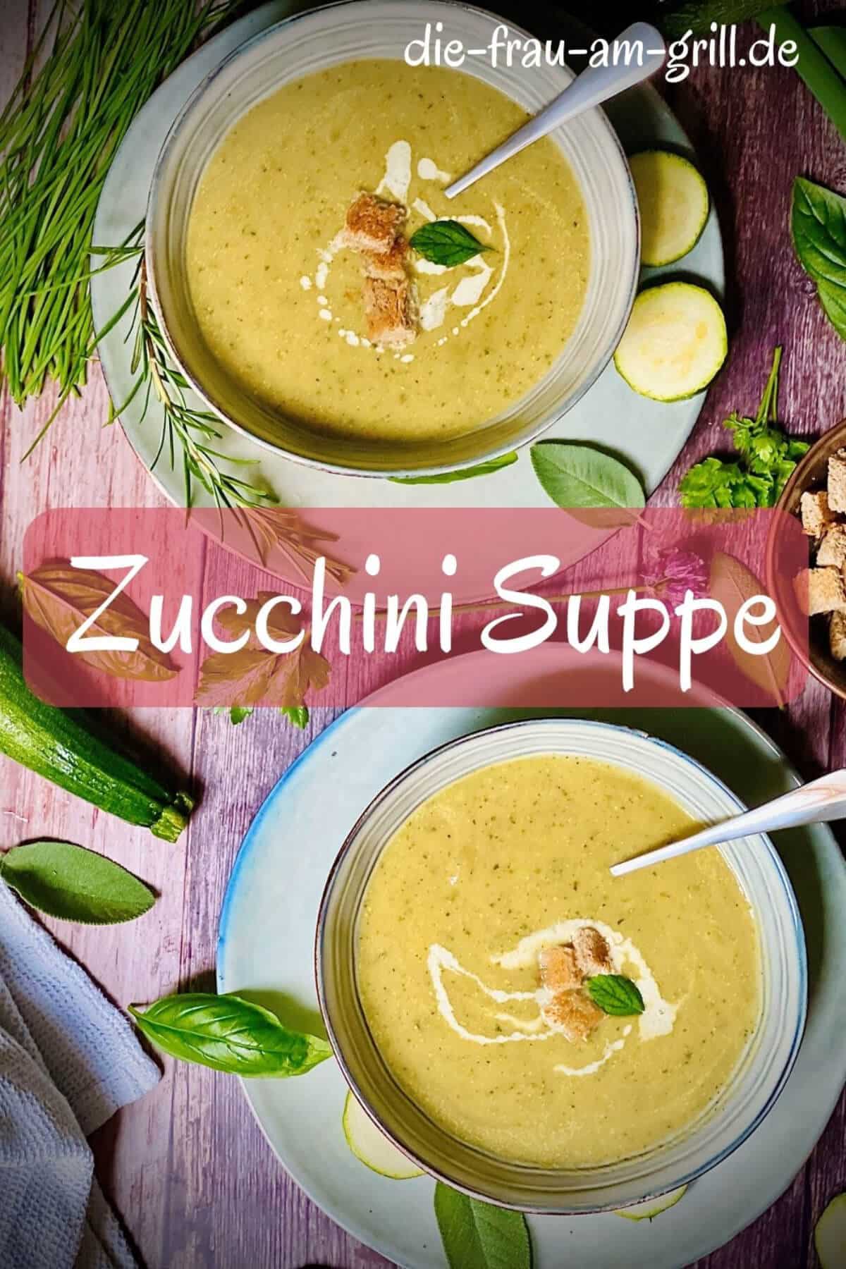 zucchinisuppe selber machen