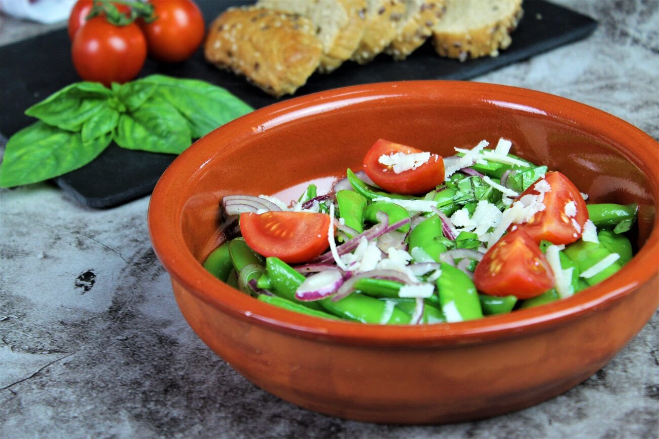 Zuckerschoten Salat