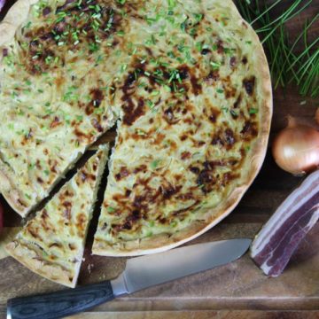 zwiebelkuchen mit speck rezept - die frau am grill